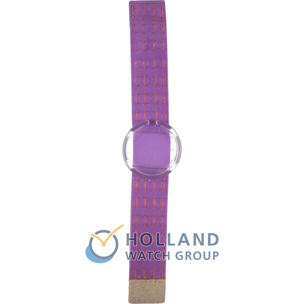 Swatch Plastic  - Pop Medium - PM APMK141B PMK141 Orange Brush Small band