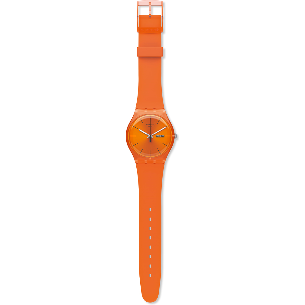 Swatch NewGent SUOO700 Pumpkin Rebel Horloge