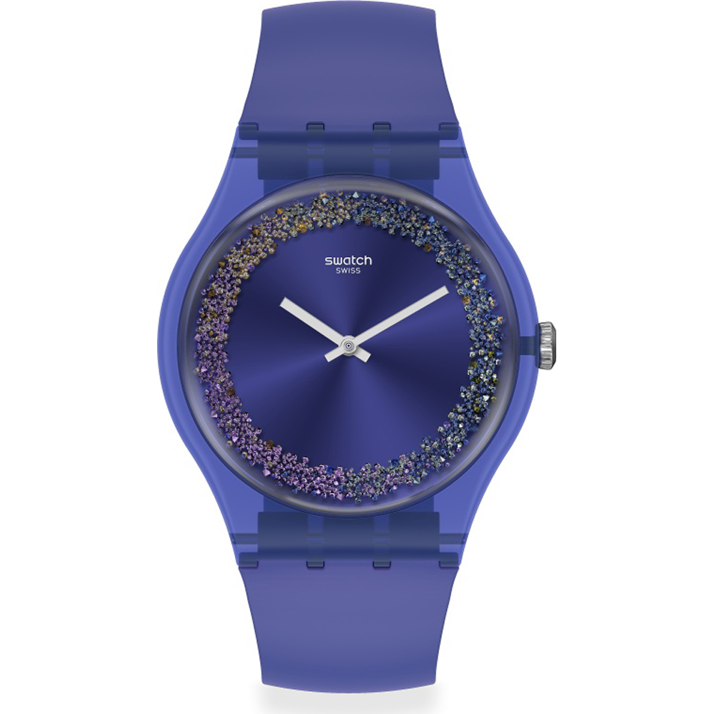 Swatch NewGent SUOV106 Purple ring Horloge