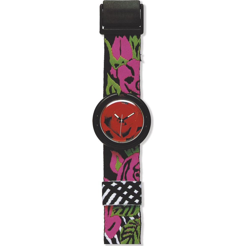 Swatch Pop BC101 Roses Are Forever Horloge