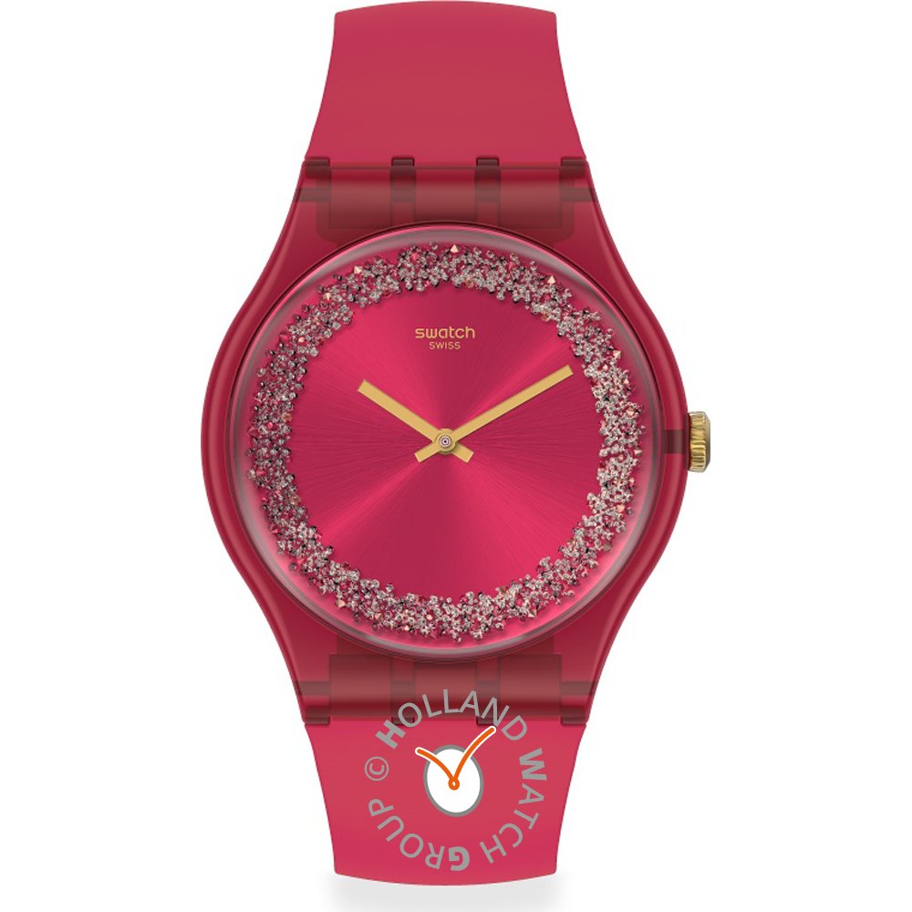 Swatch NewGent SUOP111 Ruby rings Horloge