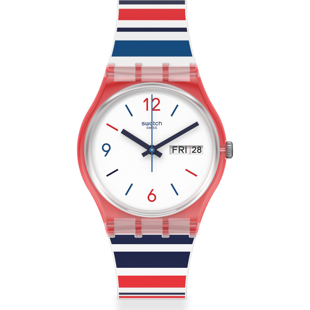 Swatch Standard Gents GR712 Sea Barcode Horloge