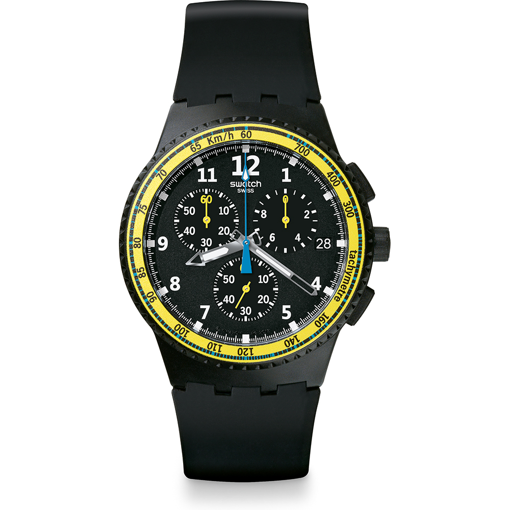 Swatch New Chrono Plastic SUSB404 Sifnos Horloge