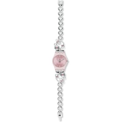 Swatch Originals Small (25mm) LP130G Silver Flowers Horloge