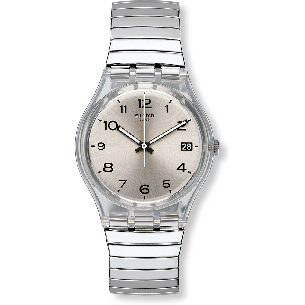 Swatch Standard Gents GM416A Silverall Horloge