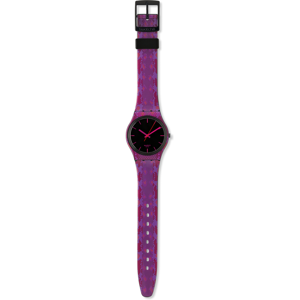Swatch Standard Gents GB255 Snaky Pink Horloge