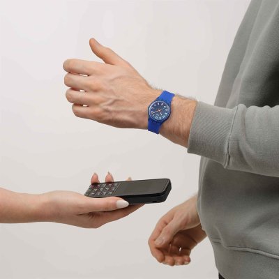 Swatch Originals Medium (34mm) SO28S108-6000 Wavelengths of water Pay! Horloge