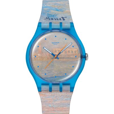 Swatch Originals Large (41mm) SO29Z150 Monet's Palazzo Ducale Horloge