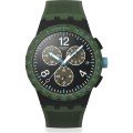 Swatch New Chrono Plastic SUSB421 Olive Rush Horloge