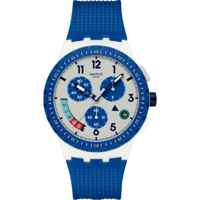 Swatch New Chrono Plastic SUSM409 It's Time! Horloge
