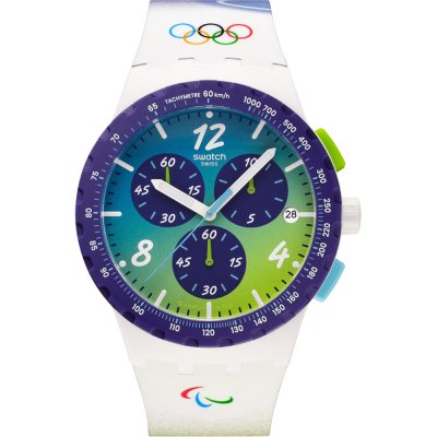 Swatch Originals Large (41mm) SUSZ403 Snowy Slopes Horloge