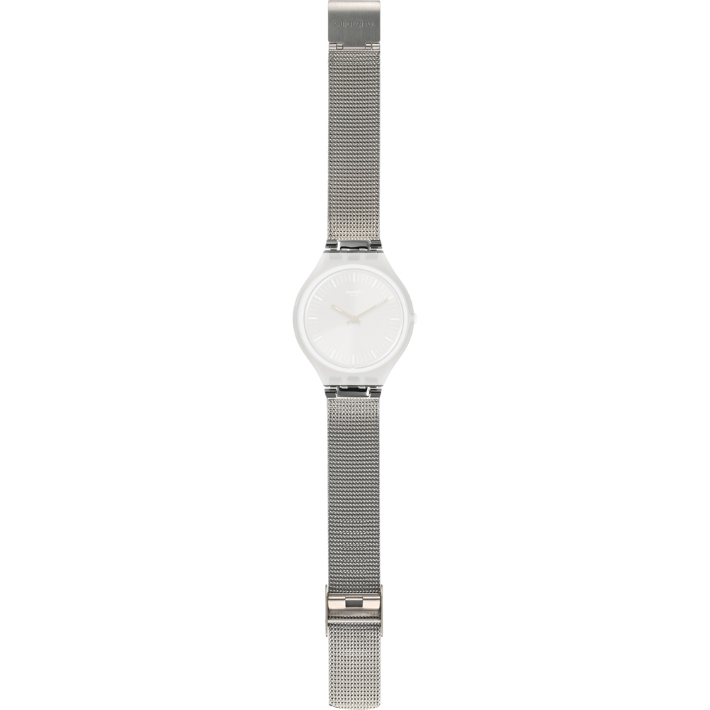 Swatch bandjes ASVOM100M Skinmessh • Officieel merkdealer • Horloge.be