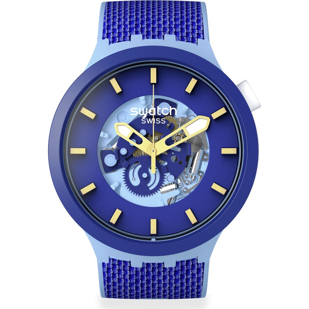 Swatch Big Bold SB05N105 Bouncing Blue Horloge