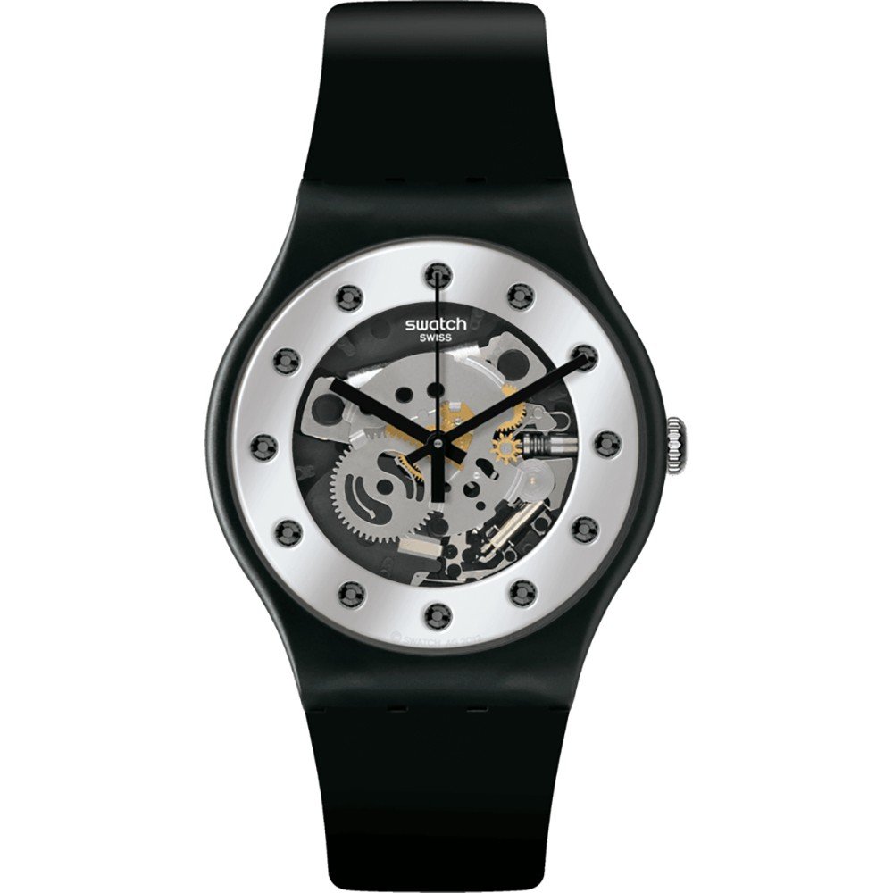 Swatch NewGent SO29B109 Silver Glam Again Horloge