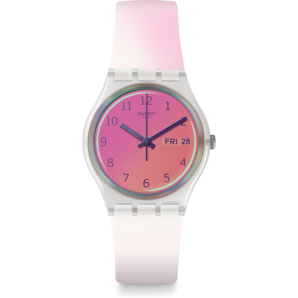 Swatch Standard Gents GE719 Ultrafushia Horloge