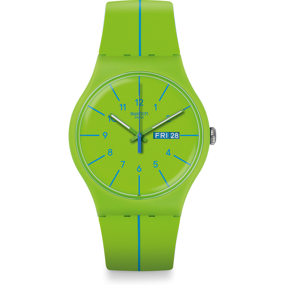 Swatch NewGent SUOG707 Verde Azul Horloge