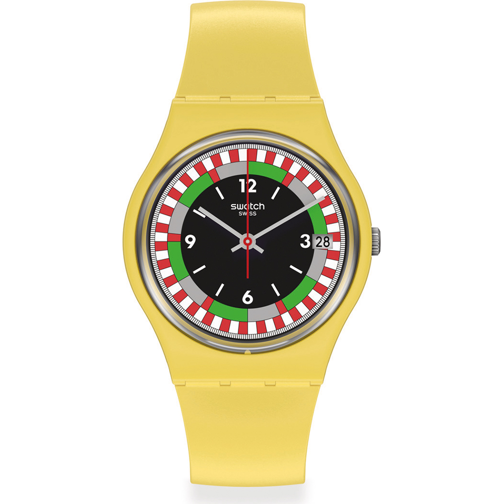 Swatch Standard Gents SO31J400 Yel_Race Horloge