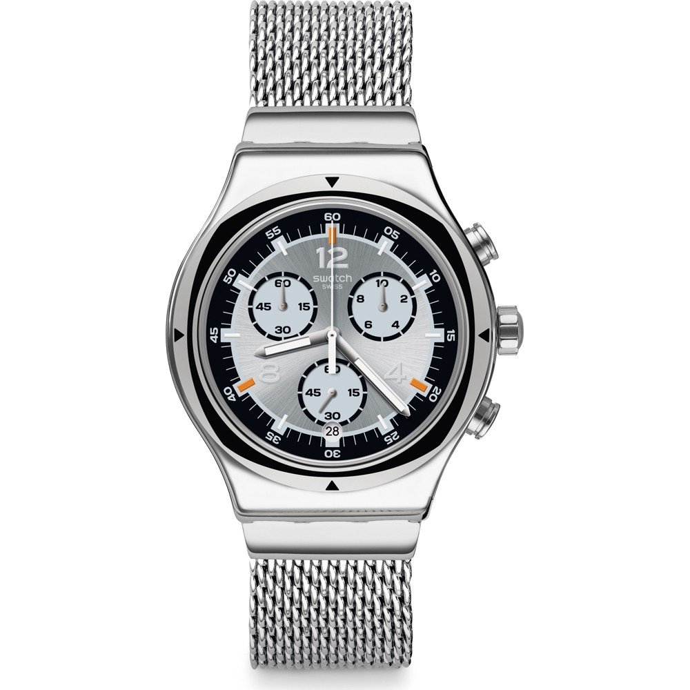Swatch Irony - Chrono New YVS453MB Tv Time Small Horloge