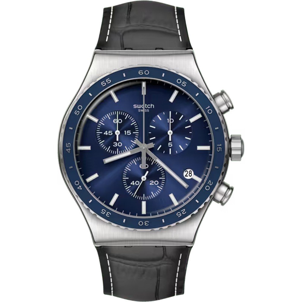 Swatch Irony - Chrono New YVS496 Cobalt Lagoon Horloge
