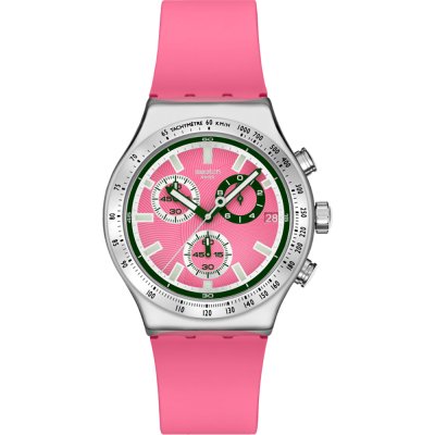 Swatch Irony - Chrono New YVS538 Berry reflective Horloge