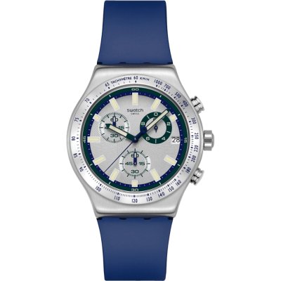 Swatch Irony - Chrono New YVS539 Blue reflective Horloge
