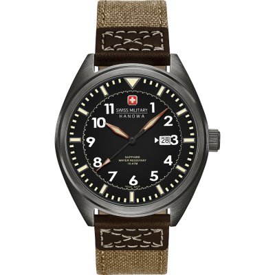 Swiss Military Hanowa Air 06-4258.30.007.02 Airborne Horloge