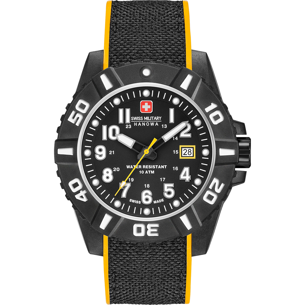 Swiss Military Hanowa 06-4309.17.007.79 Black Carbon Horloge