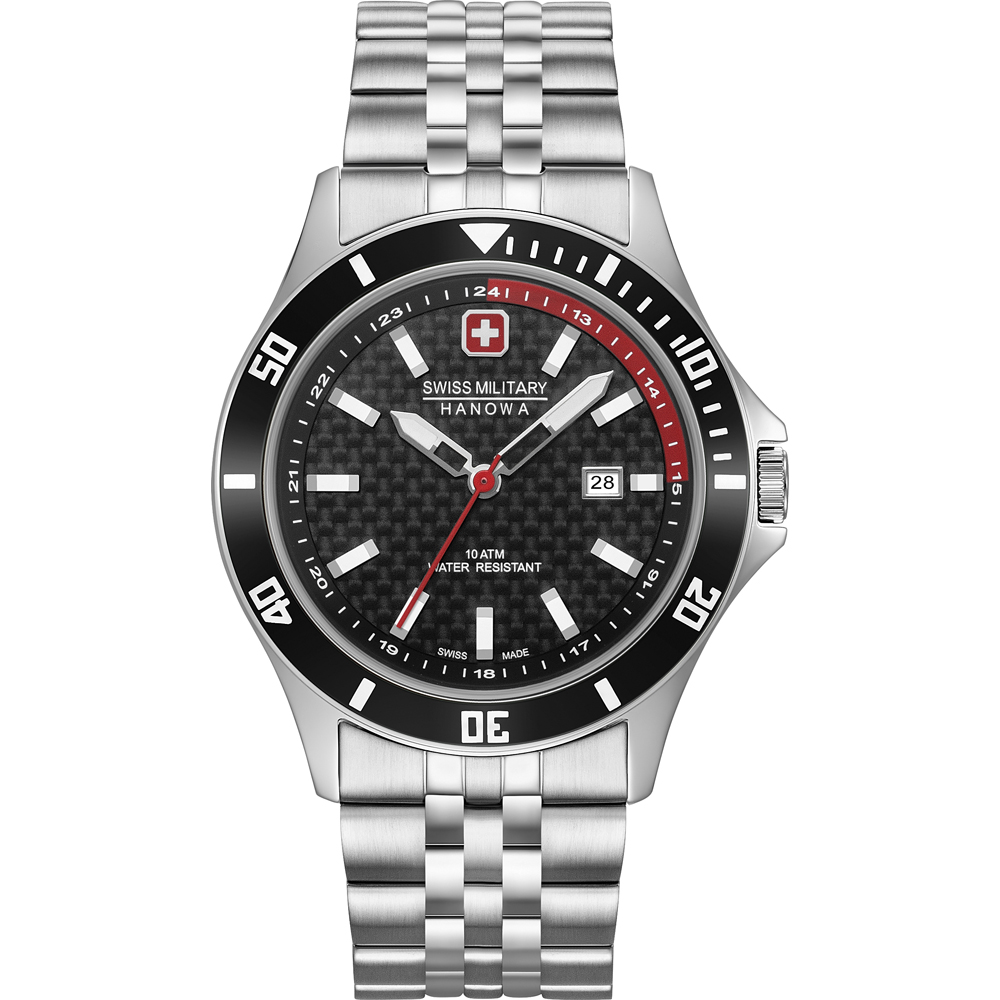 Swiss Military Hanowa Aqua 06-5161.2.04.007.04 Flagship Racer Horloge
