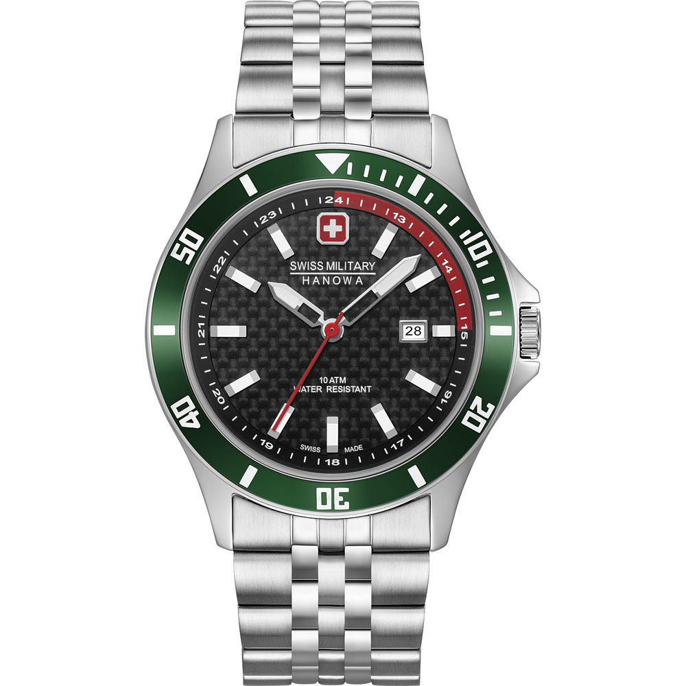 Swiss Military Hanowa Aqua 06-5161.2.04.007.06 Flagship Racer Horloge