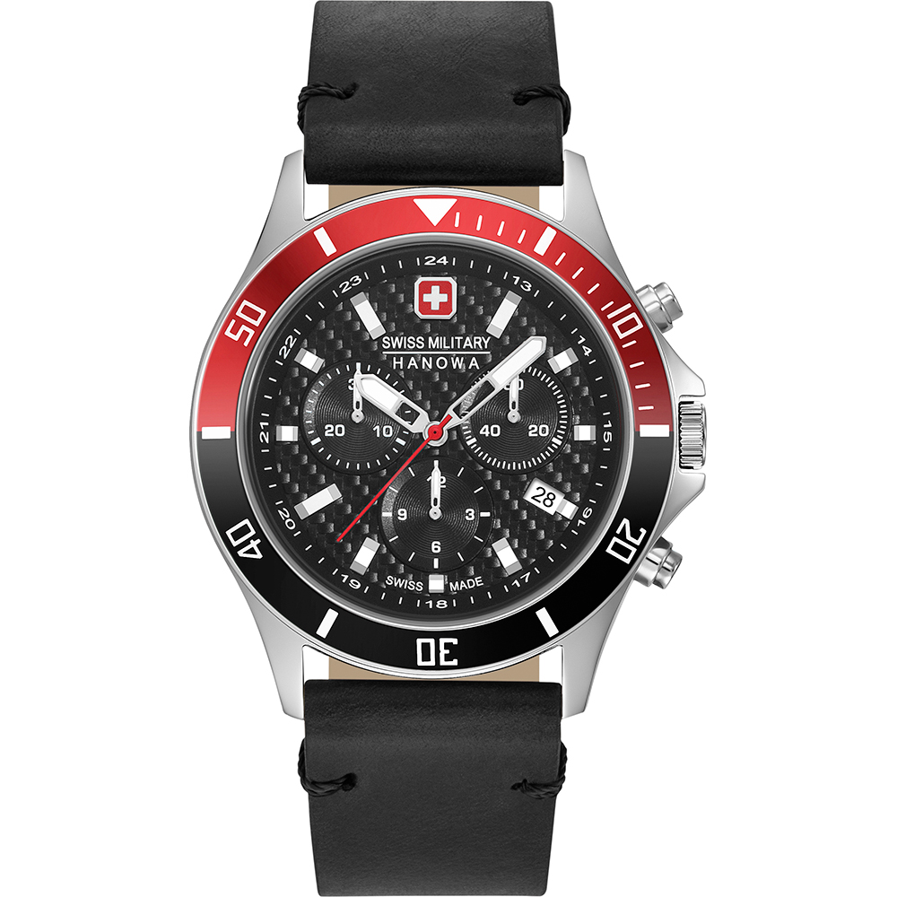 Swiss Military Hanowa Land 06-4337.04.007.36 Flagship Racer Chrono Horloge
