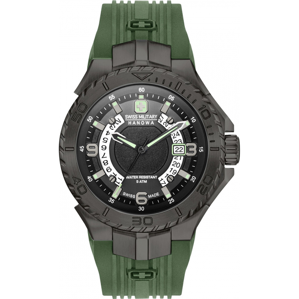 Swiss Military Hanowa Aqua 06-4327.13.007.06 Seaman Horloge