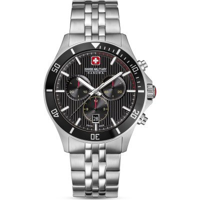 Swiss Military Hanowa SMWGI0007601 Flagship Heritage Chrono Horloge