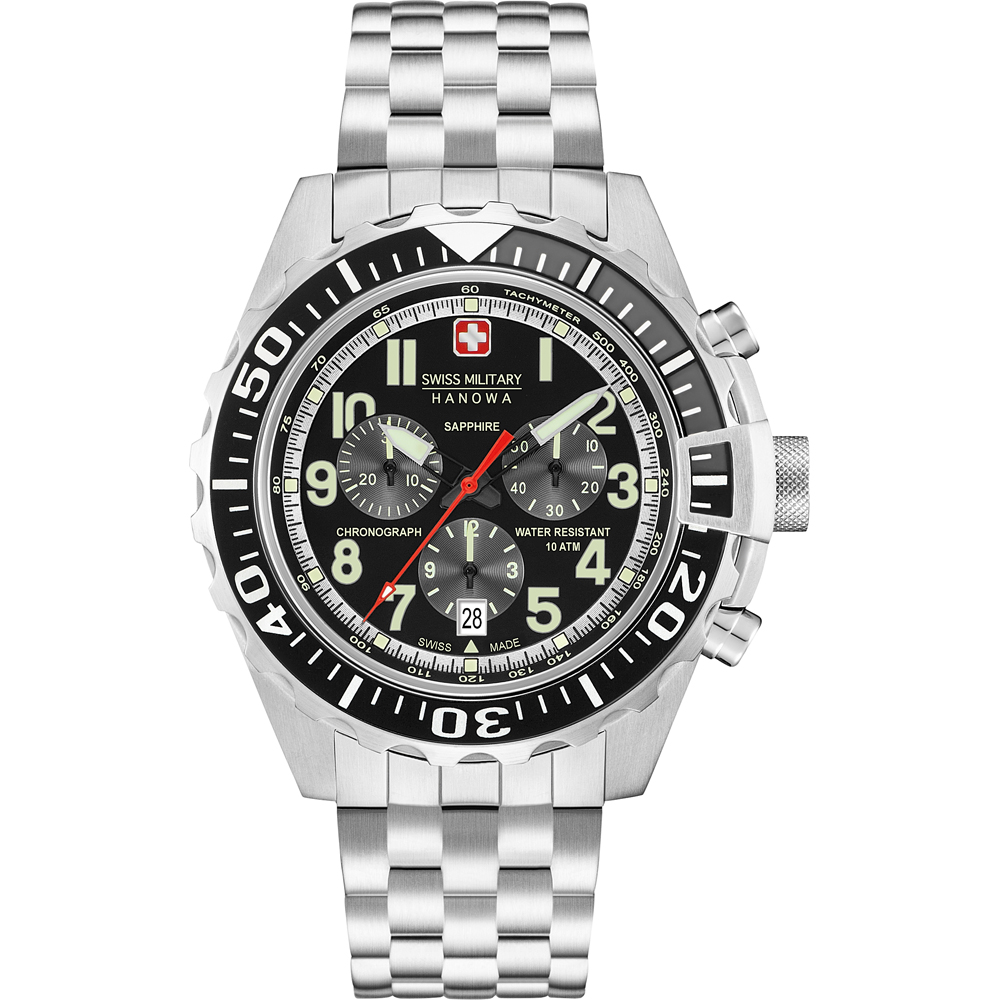 Swiss Military Hanowa Aqua 06-5304.04.007 Touchdown Horloge