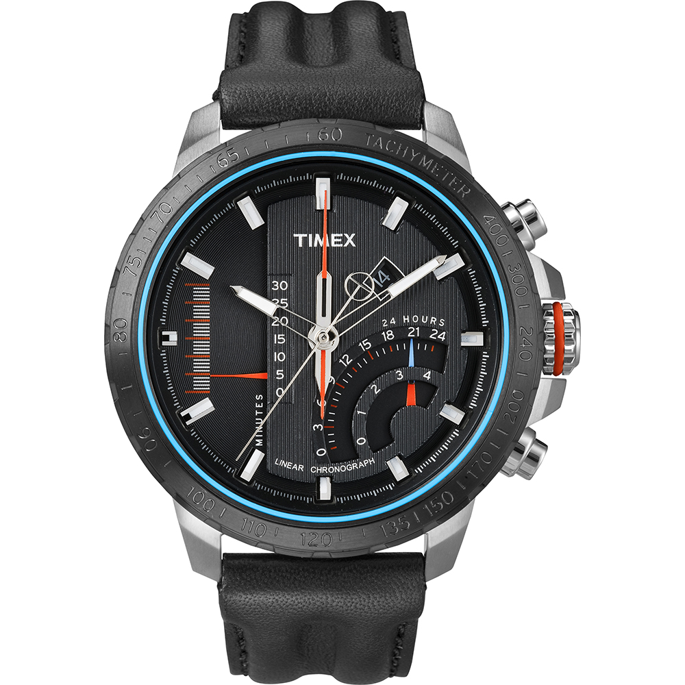 Timex Watch Chrono IQ Linear Chronograph T2P274