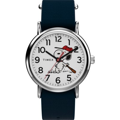 Timex X Peanuts TW2Y51400 Peanuts x Timex Weekender Baseball Horloge