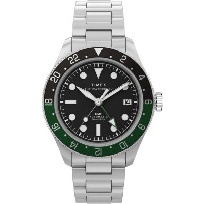 Timex Waterbury TW2Y60800 Waterbury Heritage Automatic GMT Horloge