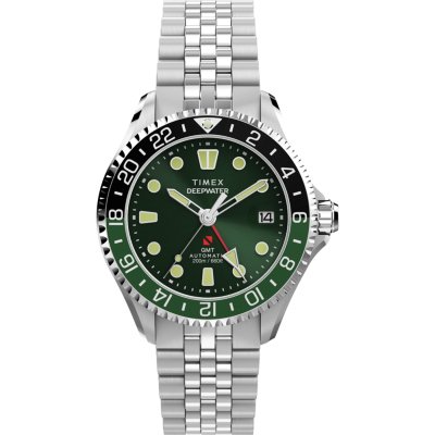Timex Deep Water TW2Y64100 Deepwater Meridian 200 Automatic GMT Horloge