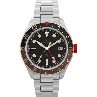 Timex Waterbury TW2Y93500 Waterbury Heritage Automatic GMT Horloge