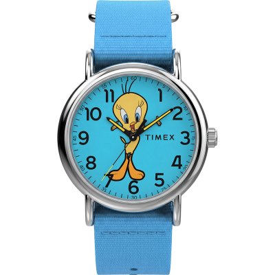 Timex X Warner Brothers TW2Y99500 Looney Tunes x Timex Tweety Bird Weekender Horloge