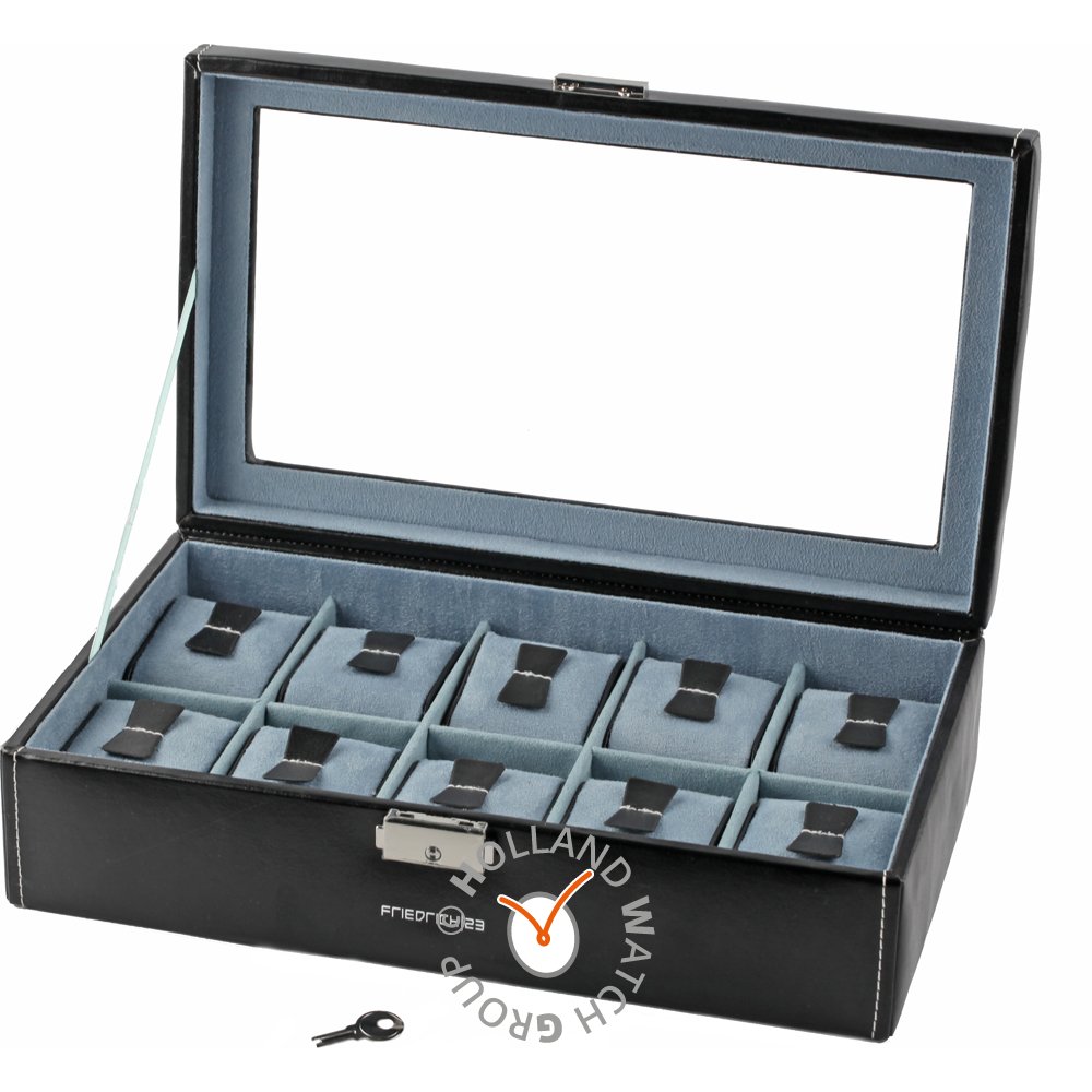 HWG Accessories bond-10-black1 Watch storage box Horlogekisten