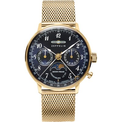 Zeppelin LZ 129 Hindenburg 7039M-2 LZ 129 Hindenburg Mondphase Horloge