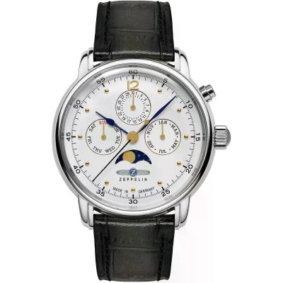 Zeppelin Barcelona 9576-1 Barcelona Moonphase Horloge