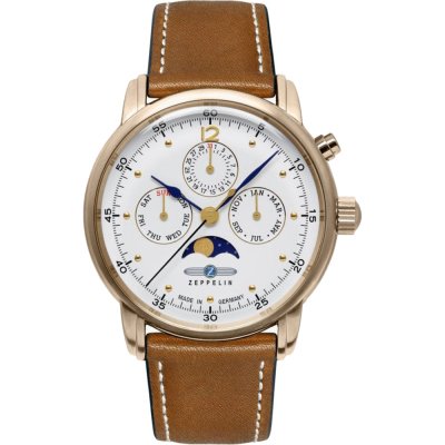 Zeppelin Barcelona 9576-5 Barcelona Moonphase Horloge